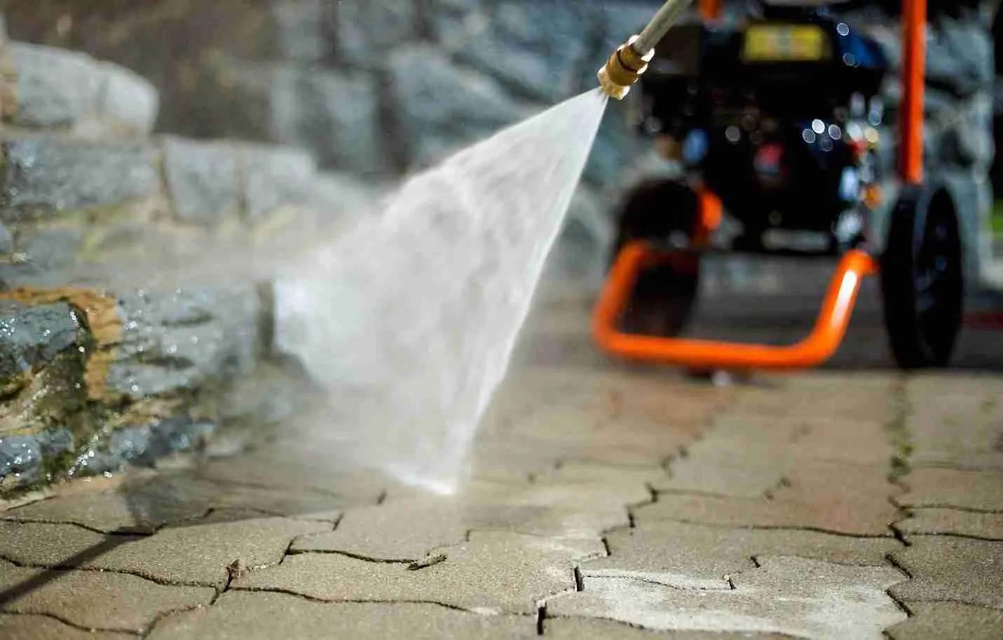 can you pressure wash pavers